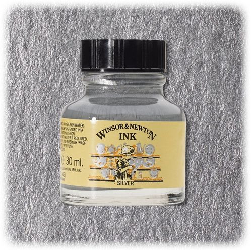Winsor & Newton - Drawing Ink - 30ml - Silver