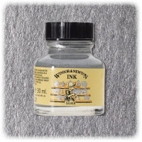 Winsor & Newton - Encre à Dessiner - 30ml - Argent