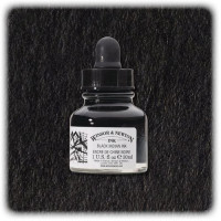 Winsor & Newton - Drawing Ink - 30ml - Waterproof Black (Dropper)
