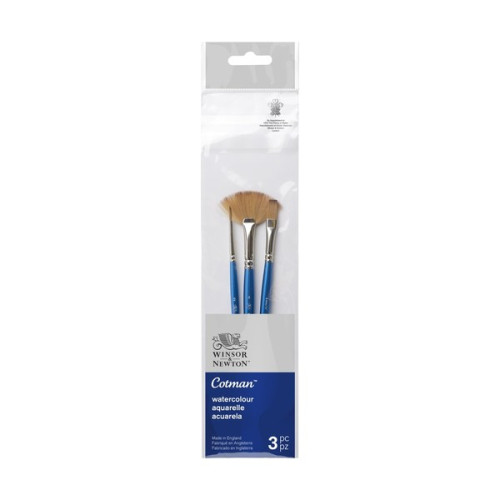 Winsor & Newton - Cotman Watercolour Brush Set - Set de 3