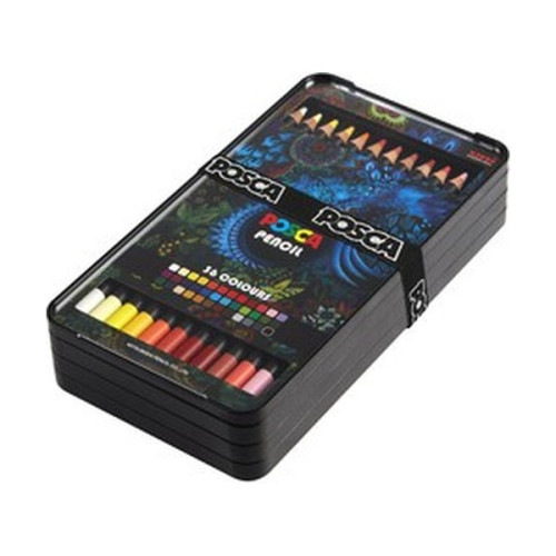 POSCA - Pencil Coloured Pencils - Set of 36