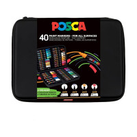 POSCA - 40 Assorted Markers Case