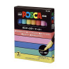 POSCA - PC-3M Markers - Set of 7 - Pastels
