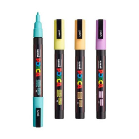 POSCA - PC-3M Markers - Case of 4 - Pastels