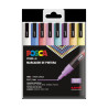 POSCA - PC-3M Markers - Case of 8 - Pastels