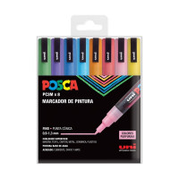POSCA - PC-3M Markers - Case of 8 - Glitter