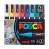 POSCA - PC-3M Markers - Set of 8 - Pop Edition