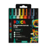 POSCA - Marqueurs PC-3M - Set de 8 - Édition Rétro