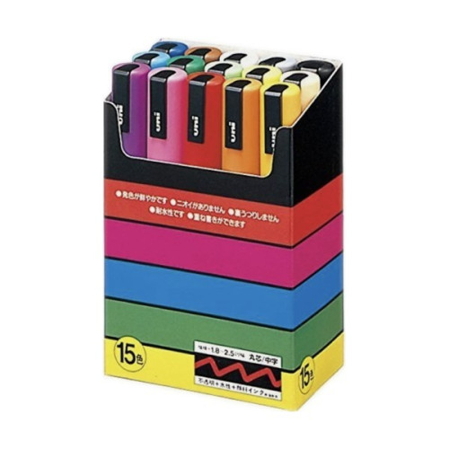POSCA - PC-5M Markers - Set of 15