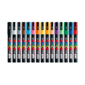 POSCA - Marqueurs PC-5M - Set de 15