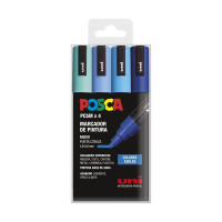 POSCA - PC-5M Markers - Case of 4 - Blues