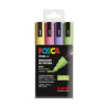 POSCA - Marqueurs PC-5M - Étui de 4 - Couleurs Vives