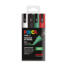 POSCA - PC-5M Markers - Case of 4 - Christmas Edition