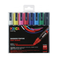 POSCA - PC-5M Markers - Case of 8 - Base Colours