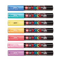 POSCA - PC-1M Markers - Set of 7 - Pastels