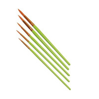 O'Color - Pinceaux Synthétiques Ronds - N°8 (Lot de 10)