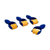 O'Color - Set of 4 Effect Rollers - Orange - Hard Plastic