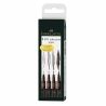 Faber-Castell - Wallet of 4 PITT® Artist Pens - Sepia - Superfine, Fine, Medium and Brush Nib