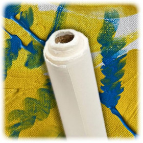 ARPLEN - Toile en Rouleau - Coton Loneta - 100% Coton - Grain Moyen - 2,10 m - 487 g/m²