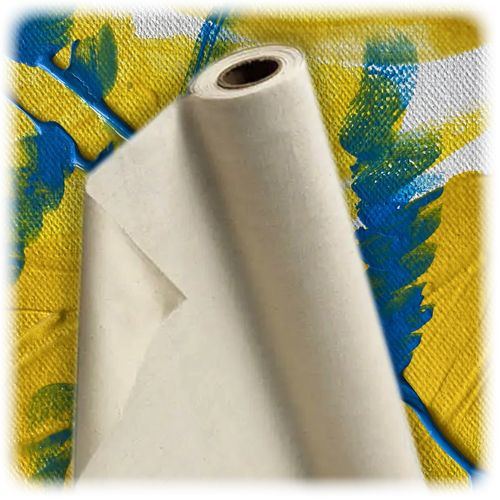 ARPLEN - Toile en Rouleau - Coton Loneta - Gesso Transparent - 100% Coton - 2,10 m