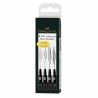 Faber-Castell - Wallet of 4 PITT® Artist Pens - Black - X-Superfine, Superfine, Fine and Medium