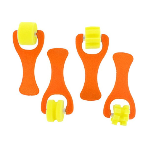 Cléopâtre - Set of 4 Foam Rollers - Fancy Patterns - 25 mm