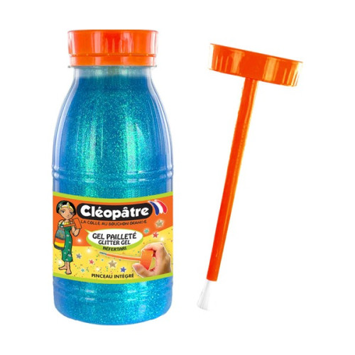 Cléopâtre - Neon Glitter Gel - Neon Blue - 250 ml