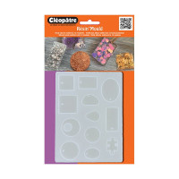 Cléopâtre - Résin'Mould - Moule Silicone - 12 Pendentifs Géométriques