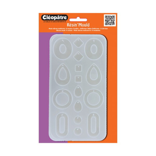 Cléopâtre - Résin'Mould - Silicone Mould - Earrings