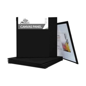 Phoenix - Canvas Panel - 3mm - Cotton - Black