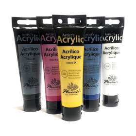 Phoenix - Acrylic Pack - Primary Colours - 5x100ml